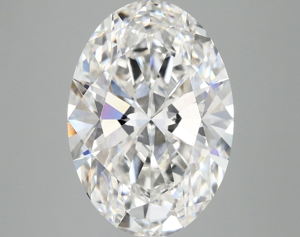 Lab-Grown Oval Diamond - 4.67 Carats, F Color, VS2 Clarity - Certified by IGI - Report Number: LG690501537