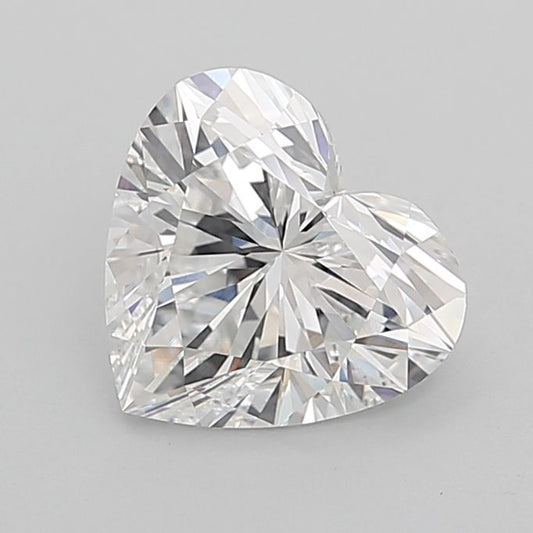 Lab-Grown Heart Diamond - 4.09 Carats, E Color, VVS2 Clarity - Certified by IGI - Report Number: LG692583061