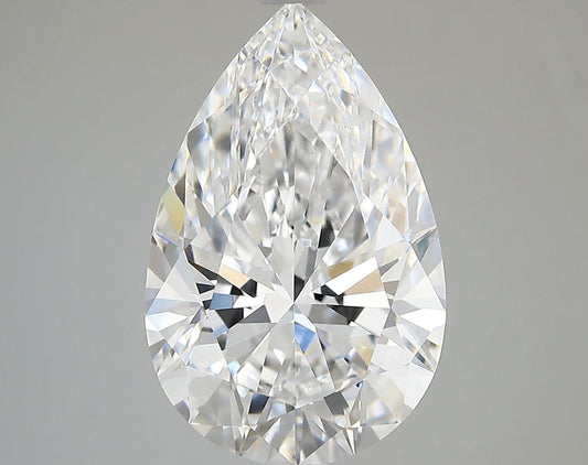 Lab-Grown Pear Diamond - 4.05 Carats, E Color, VVS2 Clarity - Certified by IGI - Report Number: LG685565189