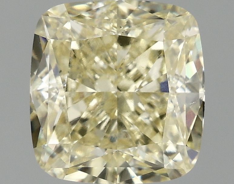 Lab-Grown Cushion Diamond - 2.03 Carats, Fancy Yellow Color, VS1 Clarity - Certified by IGI - Report Number: LG685535371