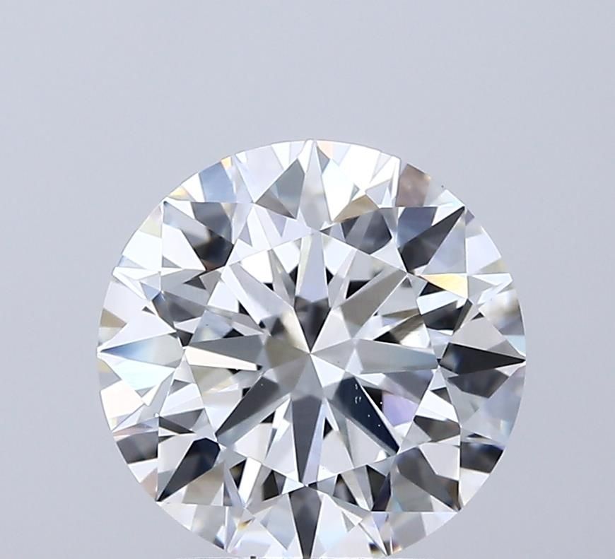 Lab-Grown Round Diamond - 3.0 Carats, E Color, VVS2 Clarity - Certified by IGI - Report Number: LG694549270