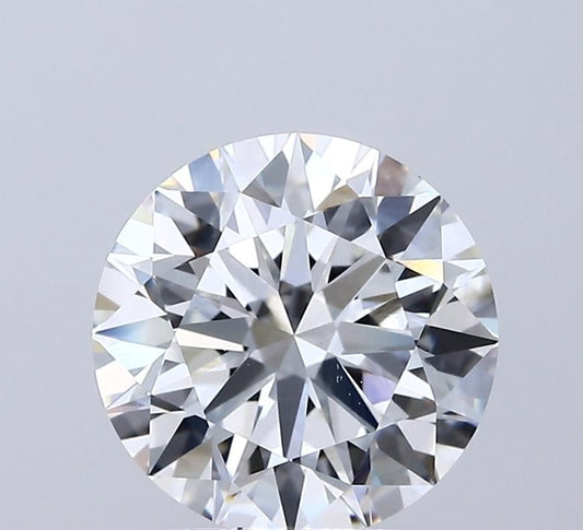 Lab-Grown Round Diamond - 3.0 Carats, E Color, VVS2 Clarity - Certified by IGI - Report Number: LG694549270