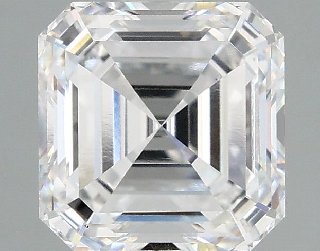Lab-Grown Asscher Diamond - 2.06 Carats, D Color, VS1 Clarity - Certified by IGI - Report Number: LG677546537