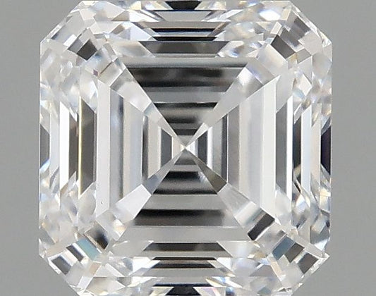 Lab-Grown Asscher Diamond - 1.02 Carats, D Color, VVS2 Clarity - Certified by IGI - Report Number: LG691525445