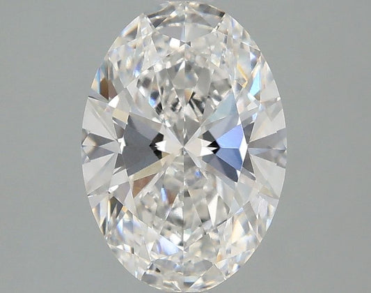 Lab-Grown Oval Diamond - 1.96 Carats, F Color, VVS2 Clarity - Certified by IGI - Report Number: LG638443528