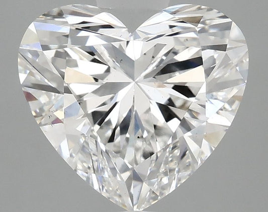 Lab-Grown Heart Diamond - 3.56 Carats, F Color, VS2 Clarity - Certified by IGI - Report Number: LG695522894