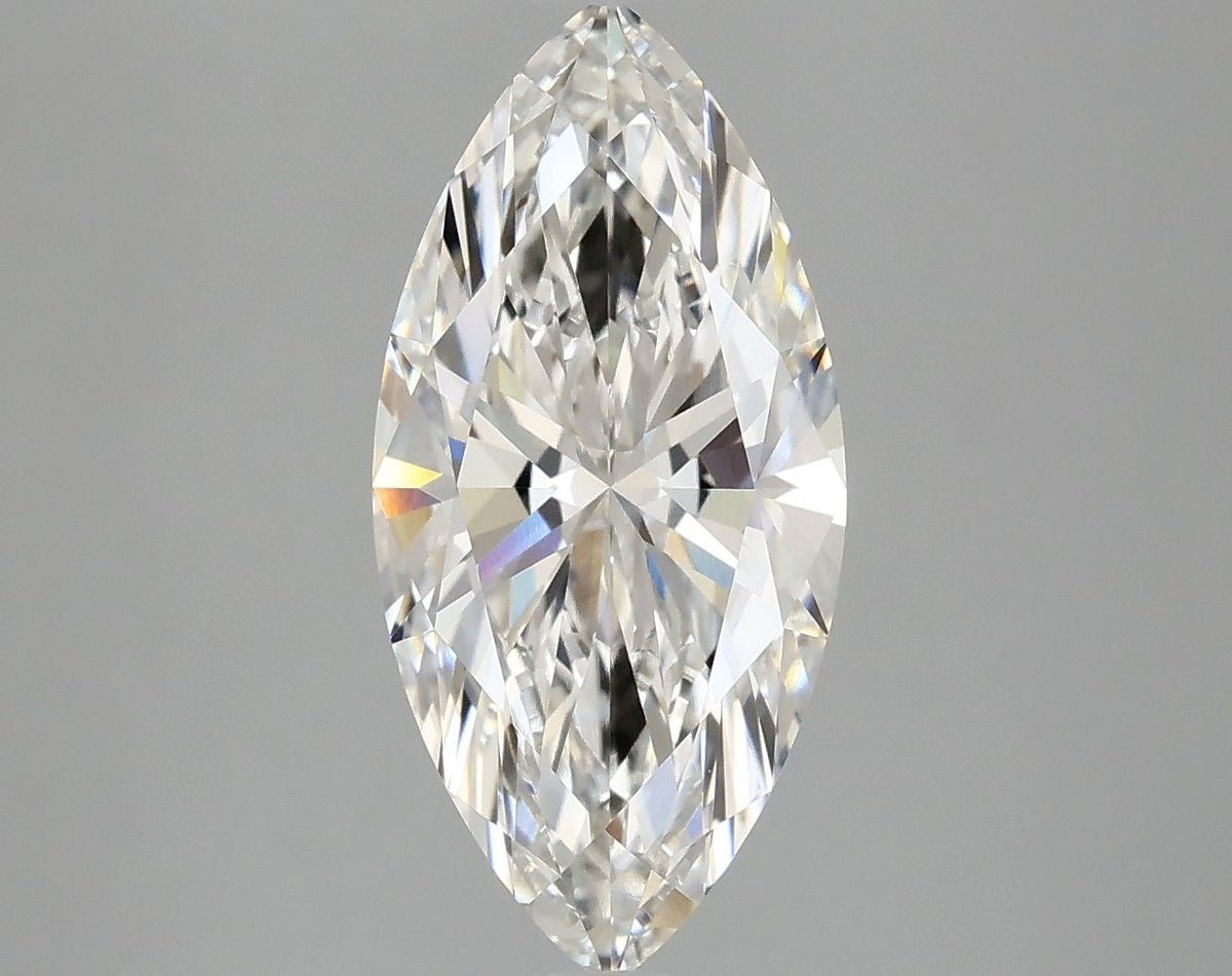 Lab-Grown Marquise Diamond - 3.01 Carats, F Color, VVS2 Clarity - Certified by IGI - Report Number: LG671424809