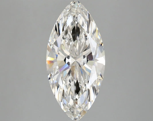 Lab-Grown Marquise Diamond - 3.01 Carats, F Color, VVS2 Clarity - Certified by IGI - Report Number: LG671424809