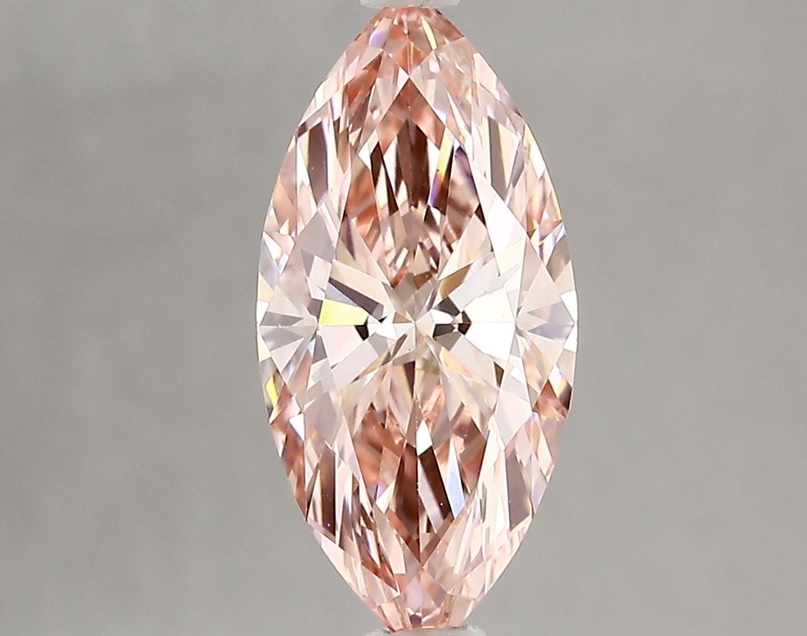 Lab-Grown Marquise Diamond - 2.0 Carats, Fancy Vivid Pink Color, VS1 Clarity - Certified by IGI - Report Number: LG669450233