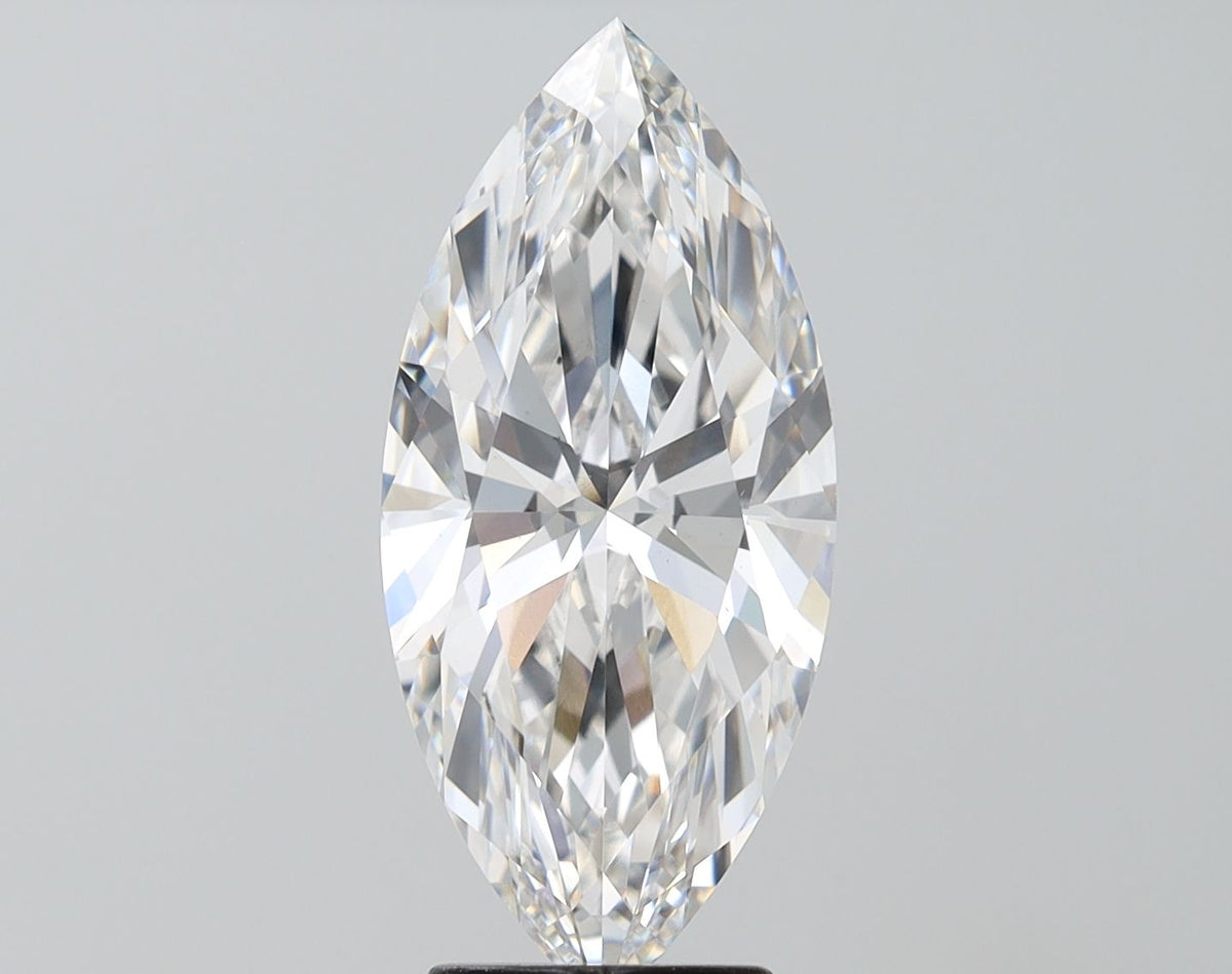 Lab-Grown Marquise Diamond - 3.5 Carats, F Color, VS1 Clarity - Certified by IGI - Report Number: LG651473530