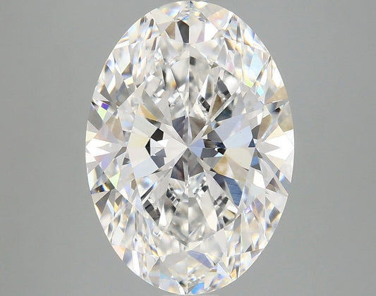 Lab-Grown Oval Diamond - 4.02 Carats, E Color, VVS2 Clarity - Certified by IGI - Report Number: LG690510730