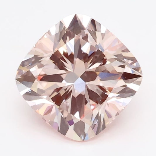Lab-Grown Cushion Diamond - 2.52 Carats, Fancy Intense Pink Color, VVS2 Clarity - Certified by IGI - Report Number: LG655416849