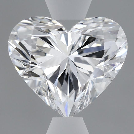 Lab-Grown Heart Diamond - 0.99 Carats, D Color, VVS2 Clarity - Certified by IGI - Report Number: LG620463505