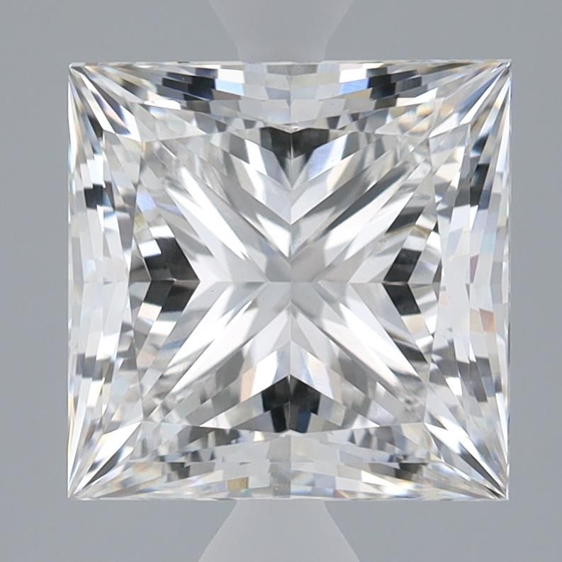 Lab-Grown Princess Diamond - 4.0 Carats, F Color, VVS2 Clarity - Certified by IGI - Report Number: LG655431470