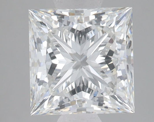 Lab-Grown Princess Diamond - 2.46 Carats, F Color, VVS2 Clarity - Certified by IGI - Report Number: LG671492598
