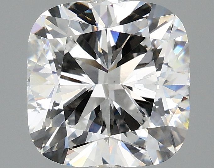 Lab-Grown Cushion Diamond - 2.5 Carats, E Color, VS1 Clarity - Certified by IGI - Report Number: LG656484340