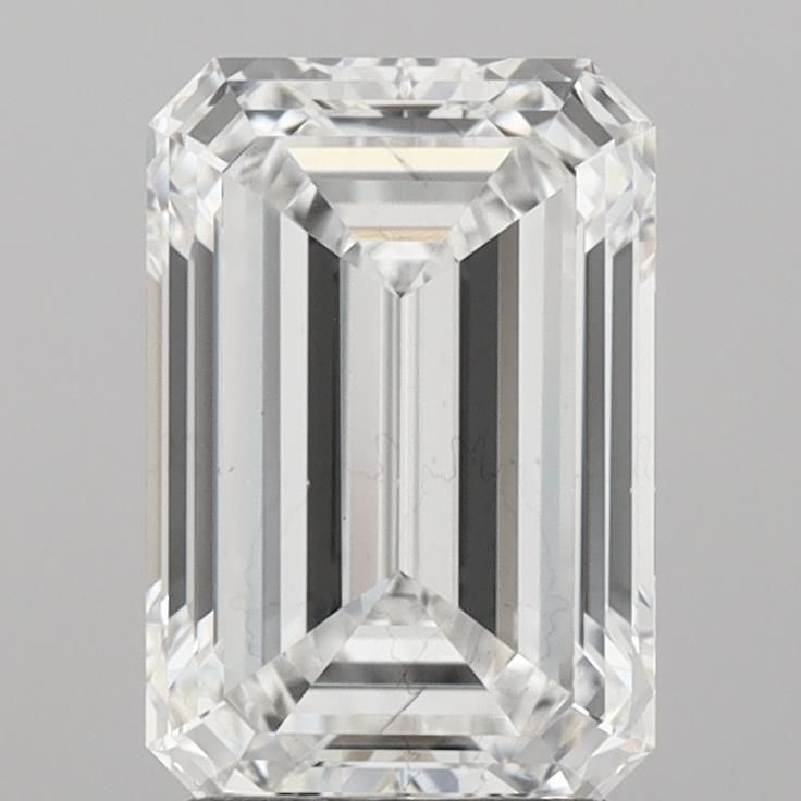 Lab-Grown Emerald Diamond - 2.5 Carats, D Color, VS2 Clarity - Certified by IGI - Report Number: LG714502055