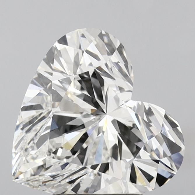 Lab-Grown Heart Diamond - 4.02 Carats, E Color, VVS2 Clarity - Certified by IGI - Report Number: LG662407767