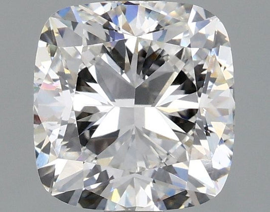Lab-Grown Cushion Diamond - 1.96 Carats, F Color, VVS2 Clarity - Certified by IGI - Report Number: LG640452956