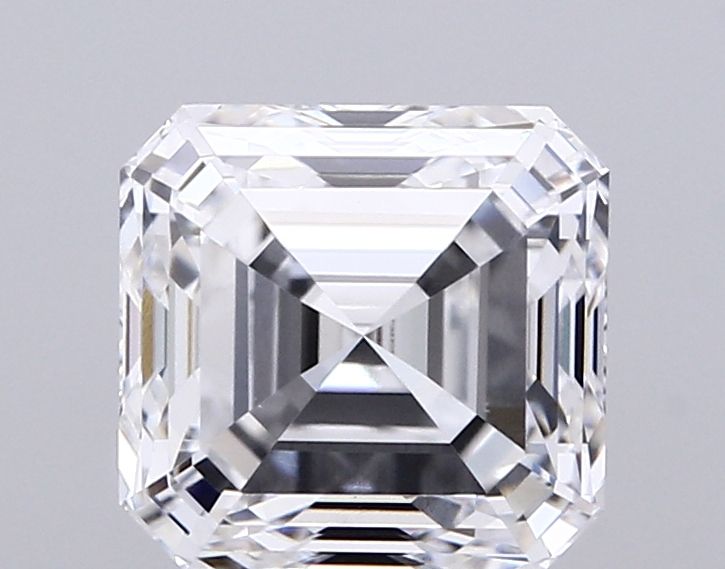 Lab-Grown Asscher Diamond - 3.02 Carats, D Color, VVS2 Clarity - Certified by IGI - Report Number: LG715530527