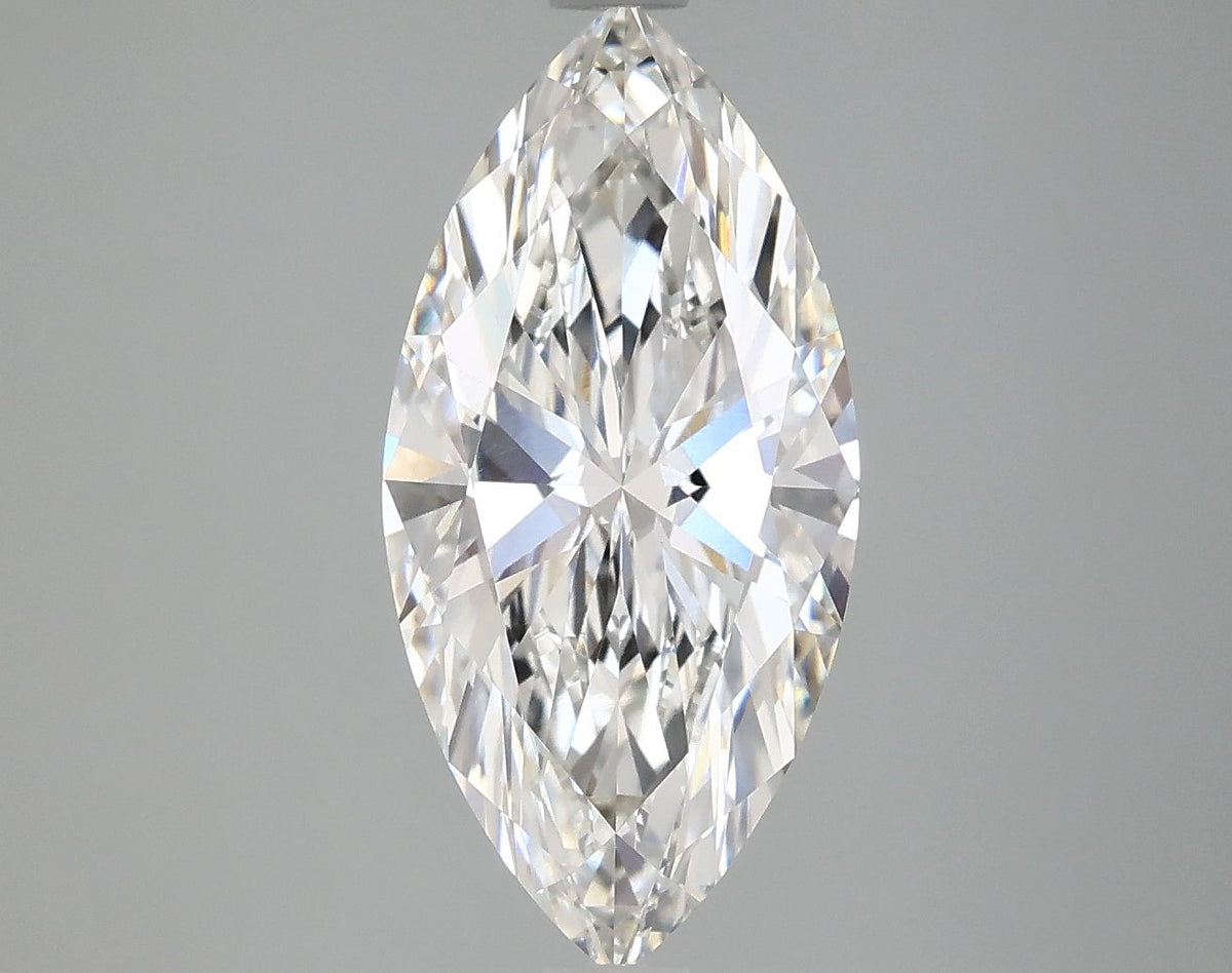 Lab-Grown Marquise Diamond - 3.02 Carats, F Color, VVS2 Clarity - Certified by IGI - Report Number: LG670431003