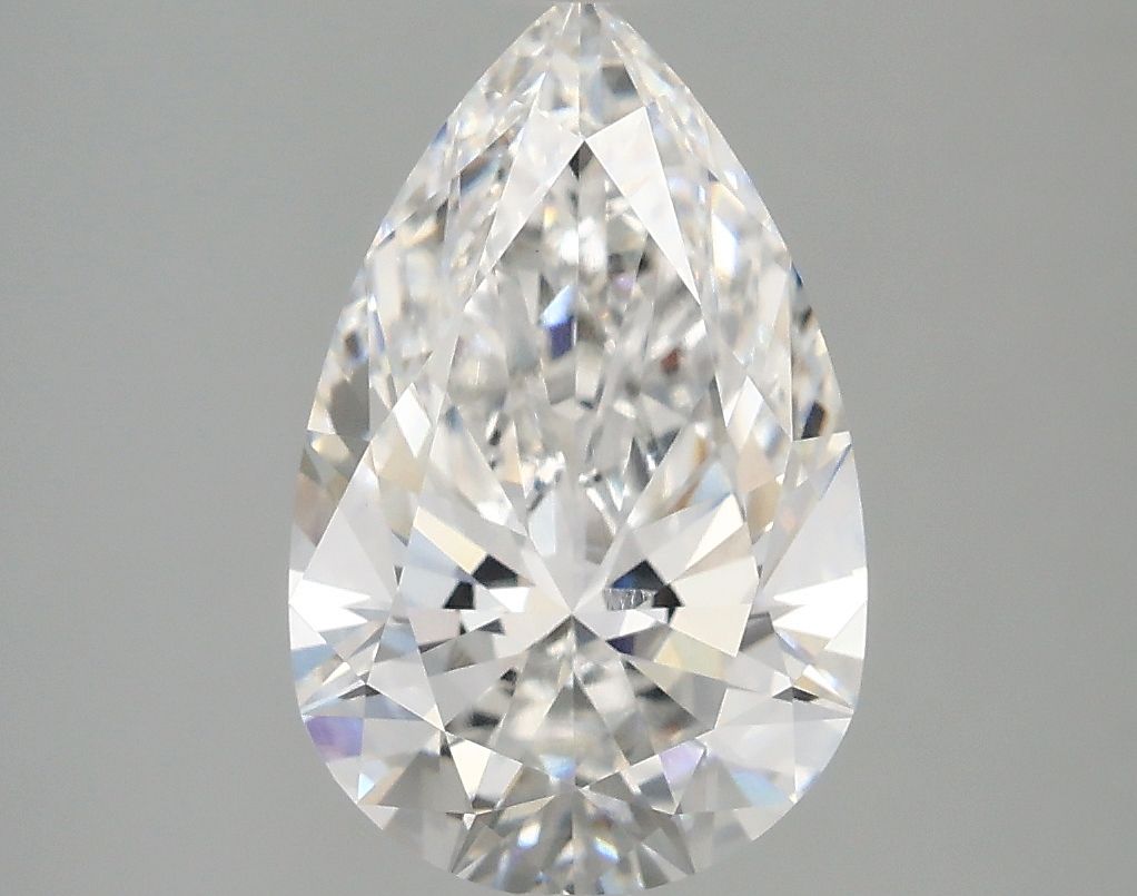 Lab-Grown Pear Diamond - 2.55 Carats, E Color, VVS2 Clarity - Certified by IGI - Report Number: LG685578591