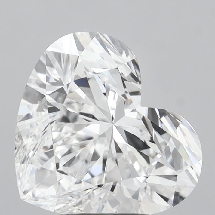 Lab-Grown Heart Diamond - 3.58 Carats, D Color, VVS2 Clarity - Certified by IGI - Report Number: LG711530656
