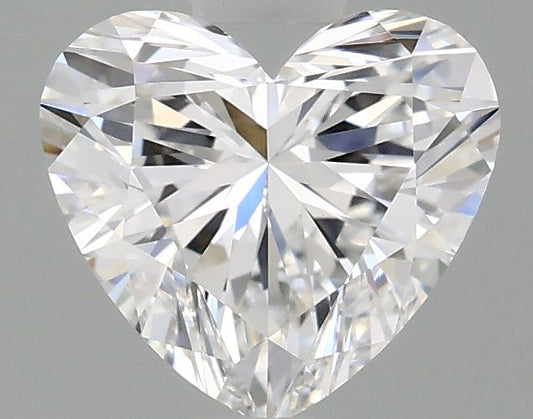 Lab-Grown Heart Diamond - 0.97 Carats, E Color, VVS2 Clarity - Certified by IGI - Report Number: LG685574506