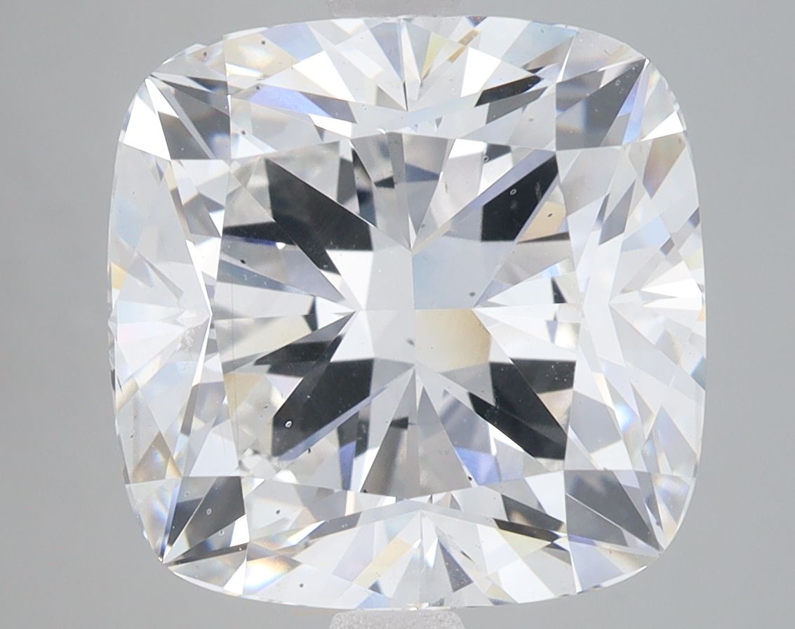 Lab-Grown Cushion Diamond - 8.03 Carats, E Color, VS2 Clarity - Certified by IGI - Report Number: LG650412808