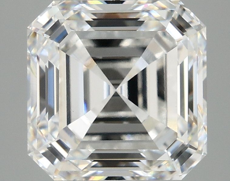 Lab-Grown Asscher Diamond - 4.1 Carats, E Color, VVS2 Clarity - Certified by IGI - Report Number: LG677567656