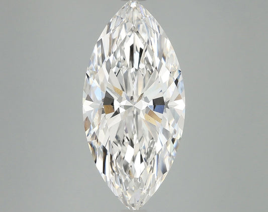 Lab-Grown Marquise Diamond - 4.67 Carats, F Color, VS1 Clarity - Certified by IGI - Report Number: LG691574308