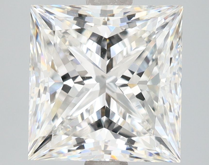 Lab-Grown Princess Diamond - 3.5 Carats, F Color, VVS2 Clarity - Certified by IGI - Report Number: LG620426677