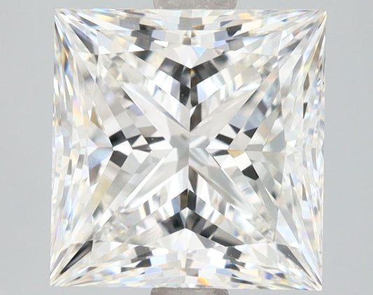 Lab-Grown Princess Diamond - 3.5 Carats, F Color, VVS2 Clarity - Certified by IGI - Report Number: LG620426677