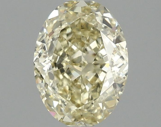 Lab-Grown Oval Diamond - 1.51 Carats, Fancy Intense Yellow Color, VVS2 Clarity - Certified by IGI - Report Number: LG687583255