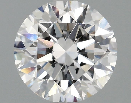 Lab-Grown Round Diamond - 1.45 Carats, E Color, VS1 Clarity - Certified by IGI - Report Number: LG702577163