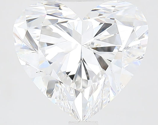 Lab-Grown Heart Diamond - 3.0 Carats, E Color, VVS2 Clarity - Certified by IGI - Report Number: LG621493861