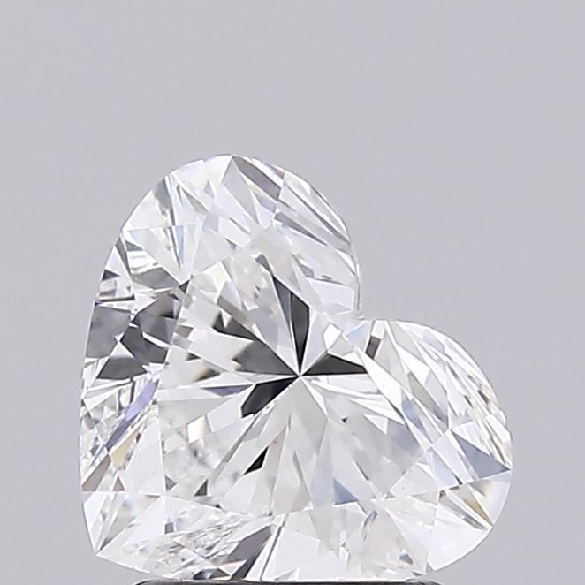 Lab-Grown Heart Diamond - 2.09 Carats, E Color, VVS2 Clarity - Certified by IGI - Report Number: LG692540602