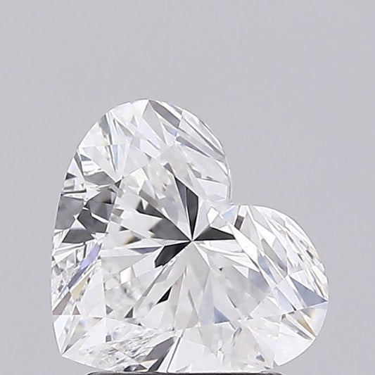 Lab-Grown Heart Diamond - 2.09 Carats, E Color, VVS2 Clarity - Certified by IGI - Report Number: LG692540602