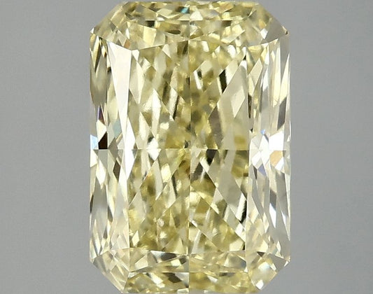 Lab-Grown Radiant Diamond - 2.96 Carats, Fancy Intense Yellow Color, VS1 Clarity - Certified by IGI - Report Number: LG685540107