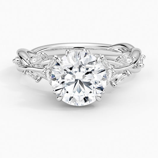 Bague Blue Heaven cultivée en laboratoire en argent sterling 925 (5,0 carats)
