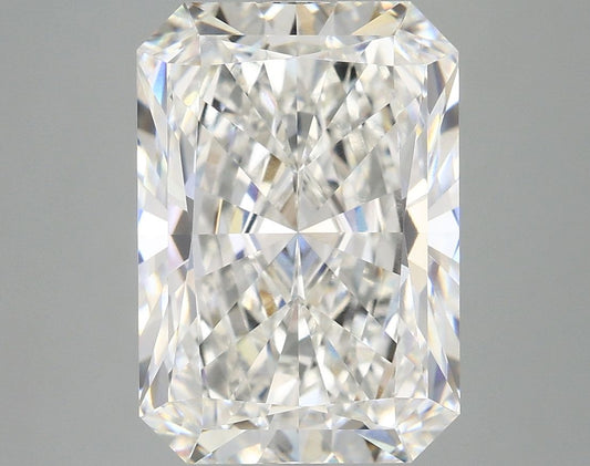 Lab-Grown Radiant Diamond - 6.08 Carats, F Color, VVS2 Clarity - Certified by IGI - Report Number: LG689548408