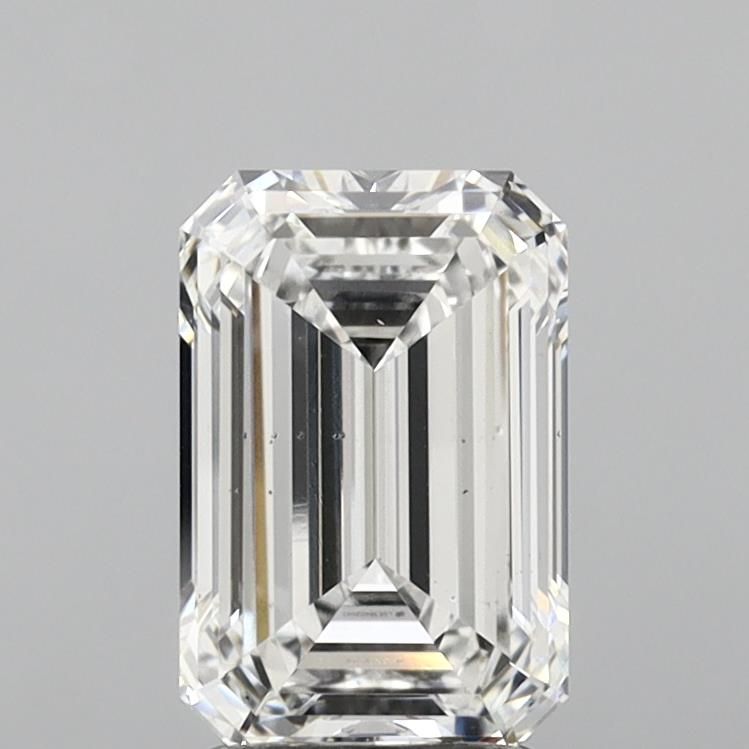 Lab-Grown Emerald Diamond - 2.5 Carats, F Color, VS2 Clarity - Certified by IGI - Report Number: LG638402042