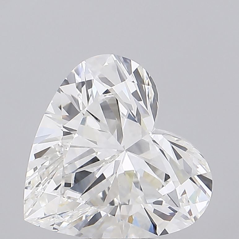 Lab-Grown Heart Diamond - 7.05 Carats, F Color, VVS2 Clarity - Certified by IGI - Report Number: LG707529175