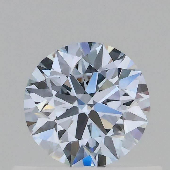 Lab-Grown Round Diamond - 0.5 Carats, Fancy Blue Color, VVS2 Clarity - Certified by IGI - Report Number: LG687573243