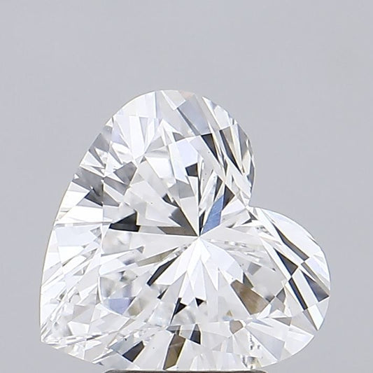 Lab-Grown Heart Diamond - 3.05 Carats, D Color, VS1 Clarity - Certified by IGI - Report Number: LG693518922
