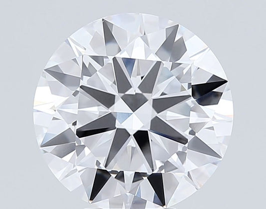Lab-Grown Round Diamond - 7.09 Carats, E Color, VVS2 Clarity - Certified by IGI - Report Number: LG681512558