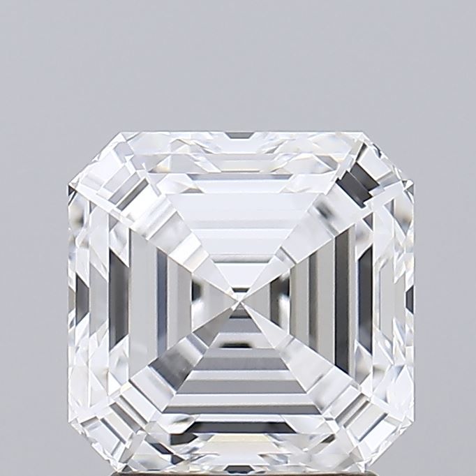 Lab-Grown Asscher Diamond - 2.54 Carats, D Color, VVS1 Clarity - Certified by GIA - Report Number: 2527422136