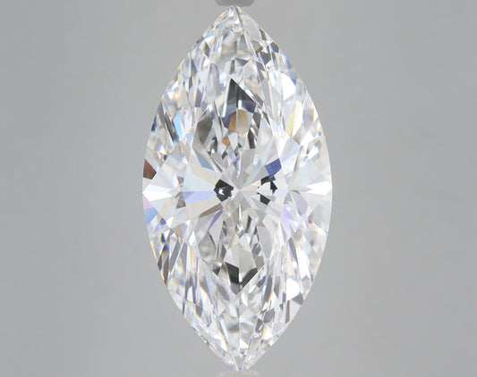 Lab-Grown Marquise Diamond - 7.01 Carats, F Color, VS1 Clarity - Certified by IGI - Report Number: LG636493247