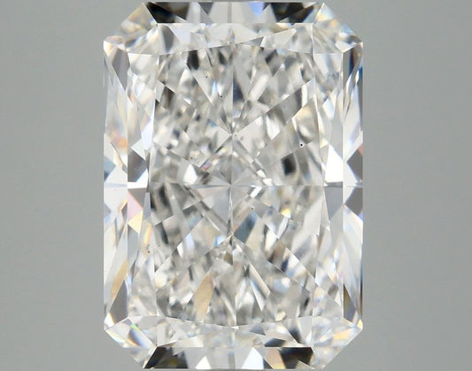 Lab-Grown Radiant Diamond - 6.08 Carats, F Color, VS2 Clarity - Certified by IGI - Report Number: LG671490884