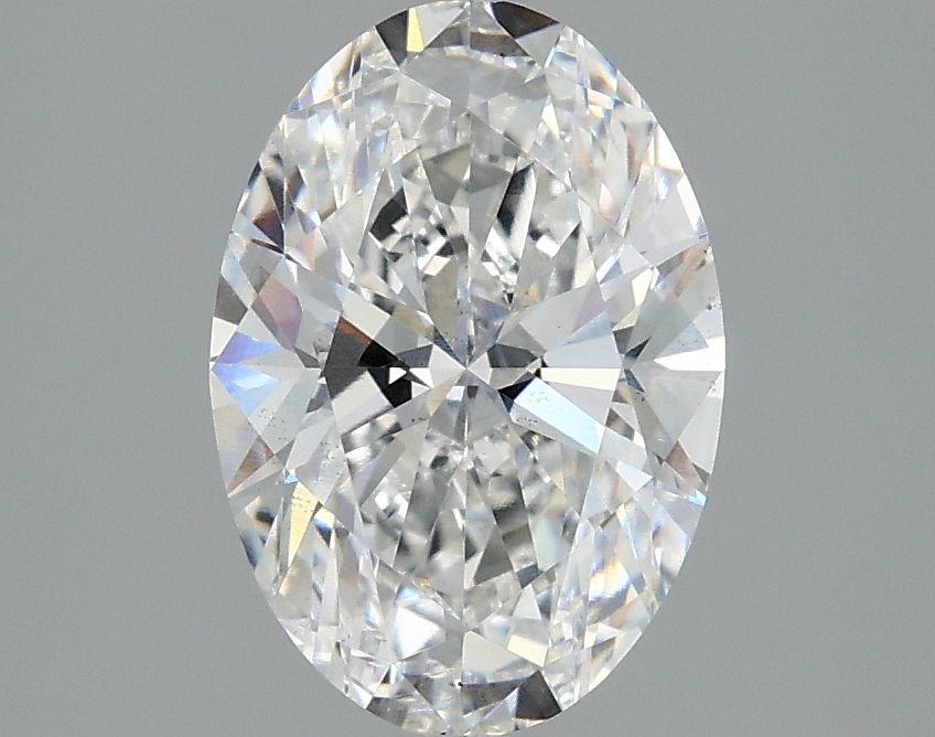 Lab-Grown Oval Diamond - 1.96 Carats, D Color, VS2 Clarity - Certified by IGI - Report Number: LG662487033
